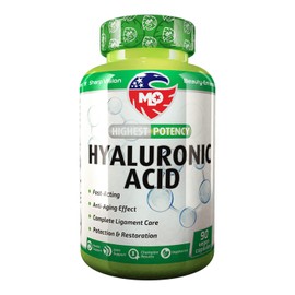 MLO Hyaluronic Acid Hyaluronic Acid Capsules High Dose Gluten Free Vegan Hyaluronic Acid for Athletes Correct Collagen Synthesis With 150 g Hyaluronic Acid & 150 g Inulin Per Tablet 90 Capsules