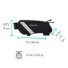 Vincita VOYAGE Frame Bag for Brompton Bike (Black, Small) -