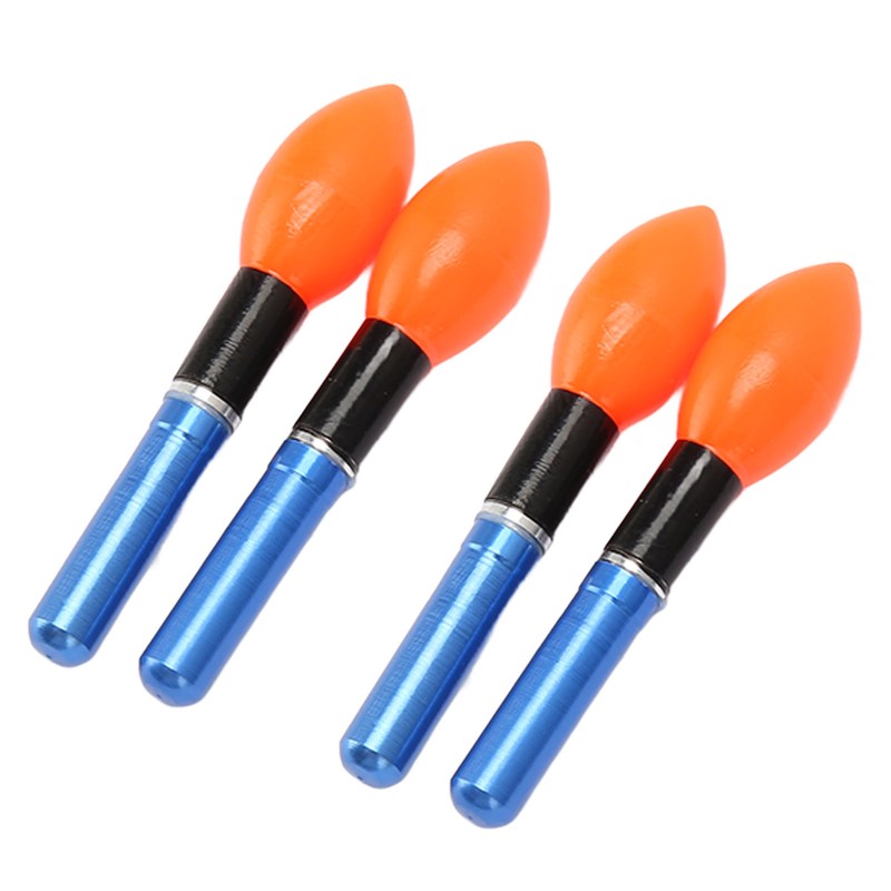 4pcs Bobber Light Glow Sticks Reusable Bulb Type Electronic Fishing