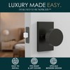 Mega Handles Laura Privacy Door Knobs - 1 Pack Reversible