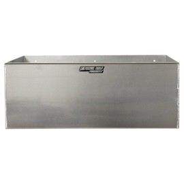 Extreme Max 5001.6044 Aluminum Dual Fuel Jug Holder - Fits Two 5 Gallon Containers, Storage Organizer for Enclosed Race Trailer, Shop, Garage, Storage, 2 x 5 Gallon Jug Capacity, Silver