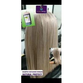 NATURAL PROTECT LAB Shampoo Matizador De Pelo Rubio, Cano O Plateado Bidon De 4l