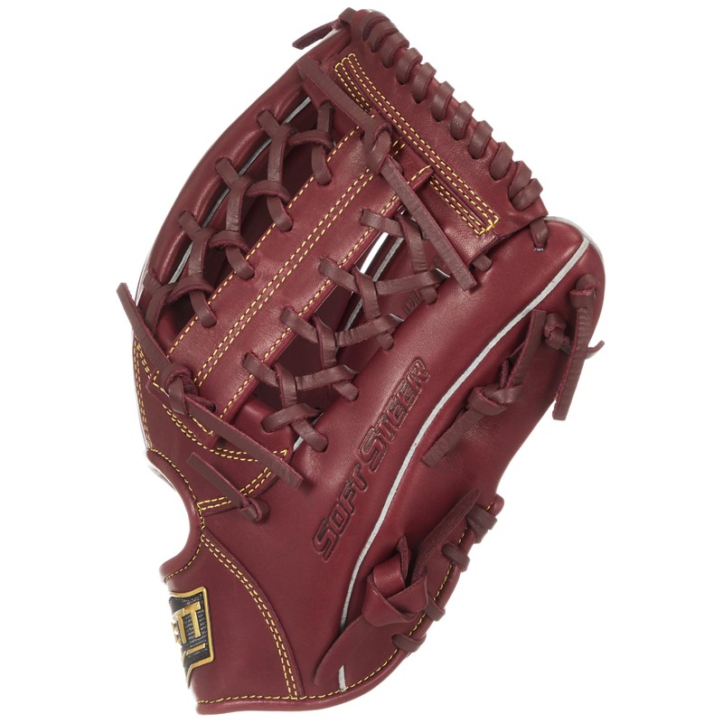 ZETT BRGB35530 Soft Steer All-Round Baseball Grab, Bordeaux Brown (4000),