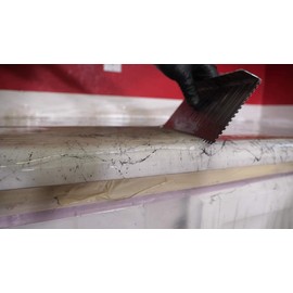 1/8” Square Notch Trowel for Epoxy, Masonry, Tile, and More! Lightweight Hand Trowel is Reusable and Easy to Clean for Epoxy Projects and Home Improvement!
