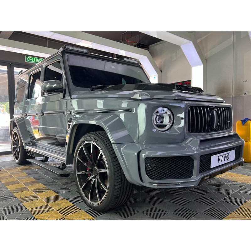 VViViD+ Ultra Gloss Nardo Dark Grey Vinyl Car Wrap Premium