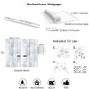 FlockenHome 17.7"x 472" Peel and Stick Wallpaper Self-Adhesive Shiplap Light