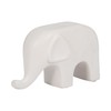 Sagebrook Home 9" Big Ear Elephant, White