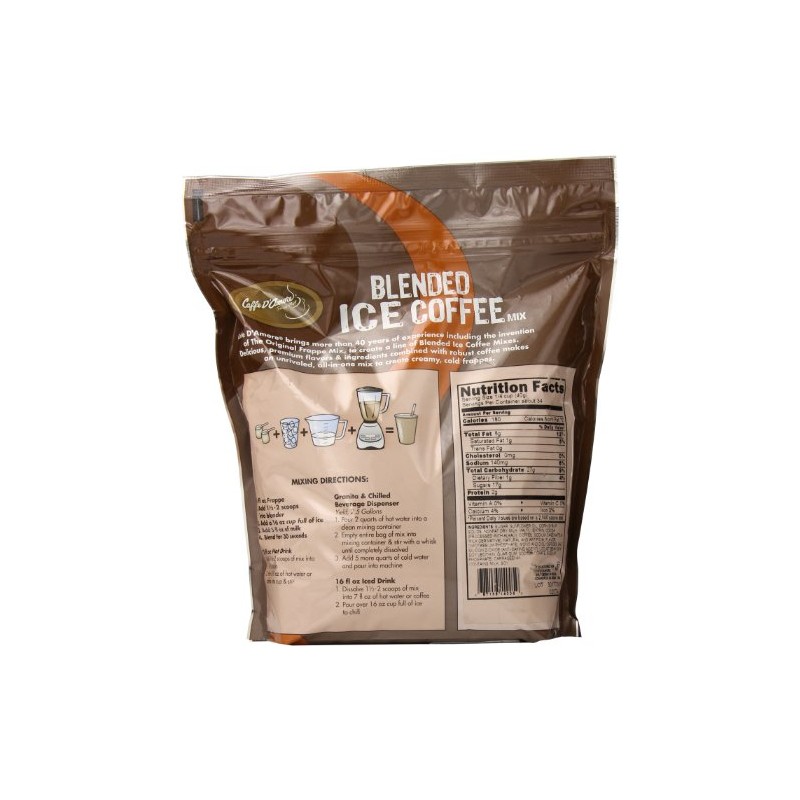DaVinci Gourmet Mocha Blended Iced Coffee Mix, 3 Pound (Pack