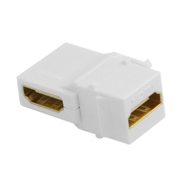 chenyang HDMI Keystone Jack Adapter 90 Degree Right Angled HDMI 1.4 Snap-in Female to Female Keystone Jack Coupler Adapter for Wall Plate