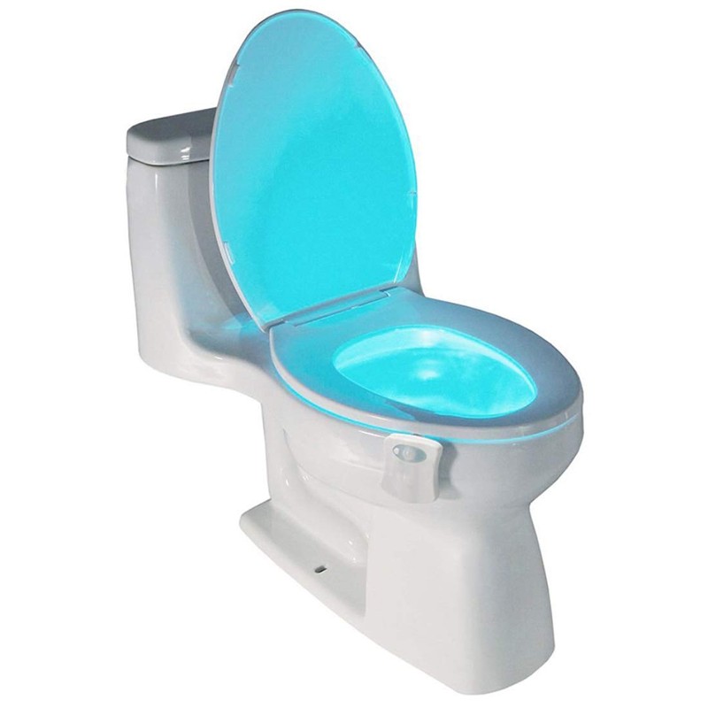 Automatic Motion Sensor Toilet Night Light, Modern Elegant Design With