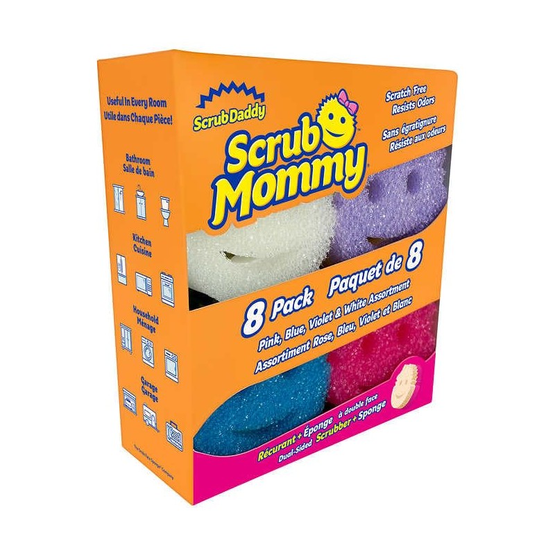 Scrub Daddy Mommy Limpiador Esponja Doble Cara Paquete Variado Unidades