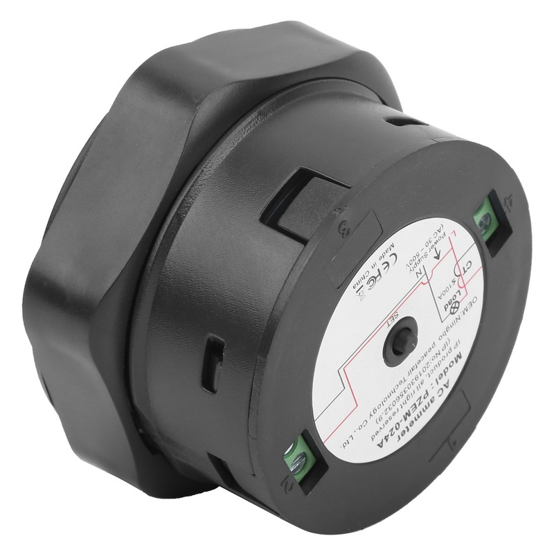 PZEM024A100A Round LCD AC Digital Ammeter Current Meter with SplitCore
