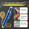 Yantan 1 pcs Black Aluminum Alloy Chalk Holder (Blue)
