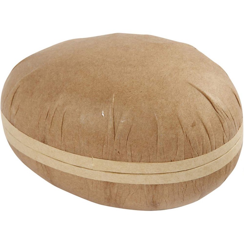 CRAFTY CAPERS 2 Two-Part Opening 12cm Paper Mache Easter Eggs