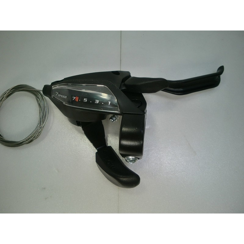 Shimano Brake/Shift Lever 3x7speed ST-EF500 2-Finger Black Left and Right