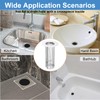 uxcell 2 Pack Shower Drain Strainer, 2" x 2.6" 304
