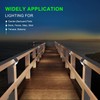 JSOT Outdoor Solar Lights - Solar Powered Deck Lights Waterproof