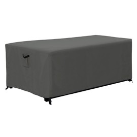 ABCCANOPY Deck Box Cover Outdoor Large Storage Box Cover Universal Outdoor Furniture Cover Waterproof and Dustproof Winter Protection 54x28x24 Grey