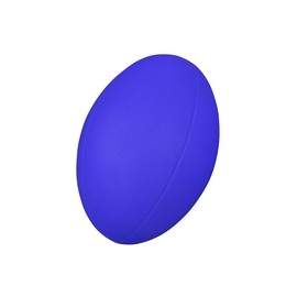 Coated Foam Rugby Ball Blue