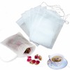 YFFSFDC Disposable Bags 200 Pcs Tea Bags Drawstring Bags Non-woven