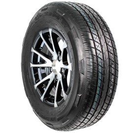 eCustomrim Trailer Tire Aluminum Rim ST205/75R14 Load Range D 14X5.5 5-4.5 Avalanche Black