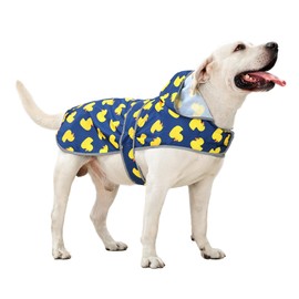 Dog Raincoat Hooded,Waterproof Rain Coat for Dogs with Adjustable Belly Strap,Reflective Strips, Lightweight Slicker Poncho Rain Jacket for Small Medium Large Dogs