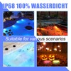 GAOUTO Pack of 6 Underwater LED Light with Remote Control,