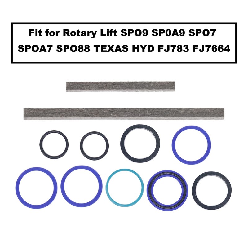Vanshly Rotary Lift Kits Cylinder Seal Kits Fits for SPO9