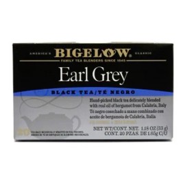 Té Negro Bigelow Earl Grey 33g Rico en Antioxidantes Sin Azúcar                                                                                       