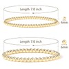 Elegance 11 diseños chapados en oro de 14 quilates, pulsera