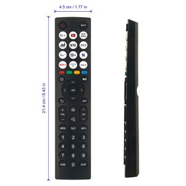 EN2T36H, EN2T36H(0011) Replacement Remote Control Suitable for Hisense 40 Inch FHD VIDAA Smart TV 32E4KT 40E4KT 40A4KTUK 32A4KTUK 40A4K Without Voice Function
