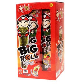 Taokenoi Grilled Seaweed Big Roll -Spicy oz 1.27oz x3pk (Spicy)