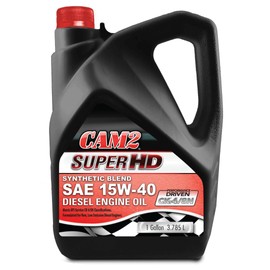 CAM2 Super HD 15W-40 Synthetic Blend Diesel Engine Oil, CK-4/SN, 1 Gallon