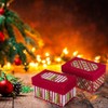 WEBEEDY 2 Sets DIY Christmas Plastic Canvas Box Kit Include