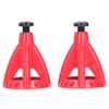 2pcs Metal 6T Jack Stand Adjustable Height Simulation Lifting for