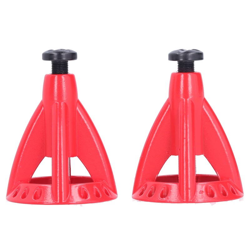 2pcs Metal 6T Jack Stand Adjustable Height Simulation Lifting for