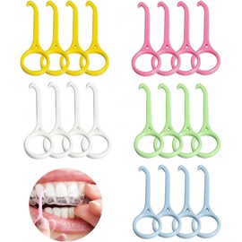 20 Pcs Aligner Removal Tool Retainer Remover Tool Aligner Tooth Hook Invisible Braces Remover Hook for Removing Invisible Braces Orthodontic Retainers Tooth Cleaning Oral Care (5Colors)