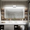 ZUZITO Modern Bathroom Vanity Light 48 inch, 32W Dimmable 5CCT