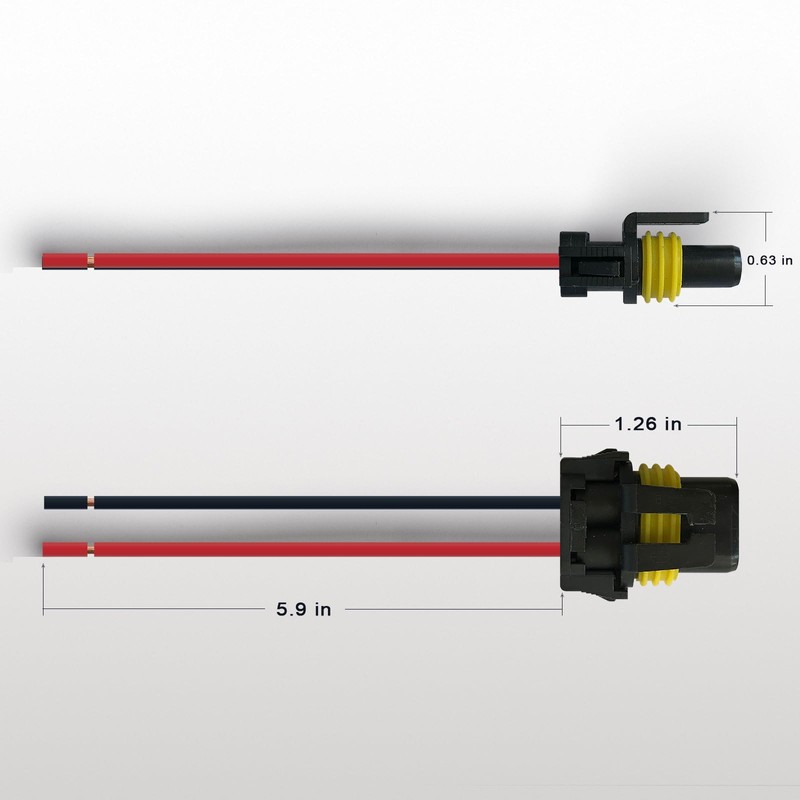 9005 9006 hembra adaptador arnés de cableado enchufes para faros