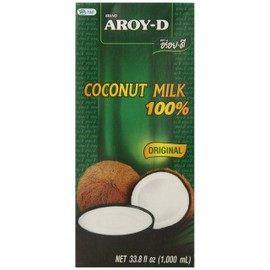 AROY-D 100% Coconut Milk - 33.8 oz packages (3-pack)