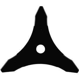 10 in* 3 Teeth Brush Carbon Steel Trimmer Blades for Weedeater Blades for 20mm or 25.4mm Arbor Compatible with Husqvarna, Stihl, Echo99944200047, and More