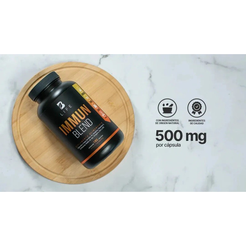 Suplemento Alimenticio Immune Blend 180 Cápsulas Life