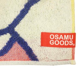 Marushin 0815001500 Mini Towel, OSAMU GOODS Colorful Hand Towel, Organic Cotton, 100% Cotton, Characters, Antibacterial, Odor Resistant, Present, Gift, Birthday