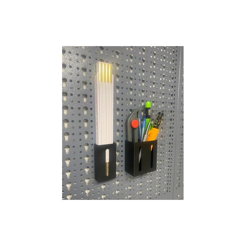 Generic Ruler and Pins Holder for Küpper Perforated Wall and