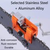 Funnytek Chainsaw Sharpener Jig Kit, Portable Chain Saw Sharpening Tool