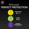 U by Kotex Security Lightdays Panty Liners, Light Absorbency, Long,