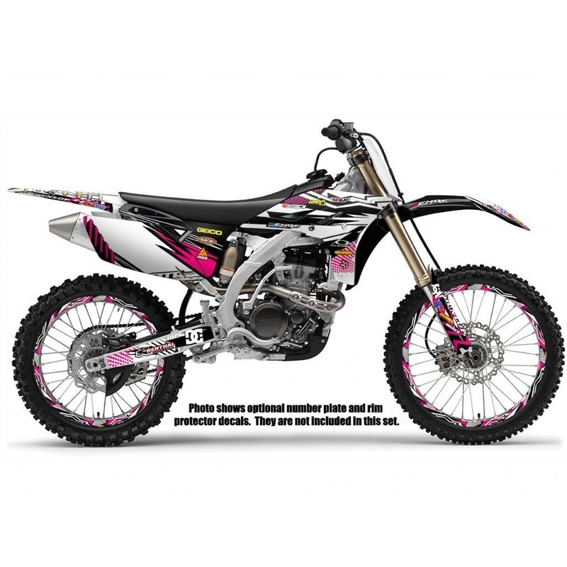 2002-2014 YZ 85 Mayhem Pink Senge Graphics Base Kit Compatible