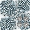 25 x pan head screws with hexagon socket, galvanised, stainless