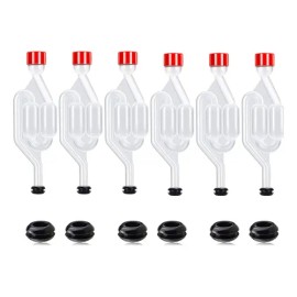 Hot Sell Kit Brew Airlock, 6 Esclusas De Aire Y 12 Anillos