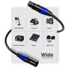 EBXYA XLR Microphone Cable 5m/16.4ft 4-Pack - 3-Pin Balanced Shielded